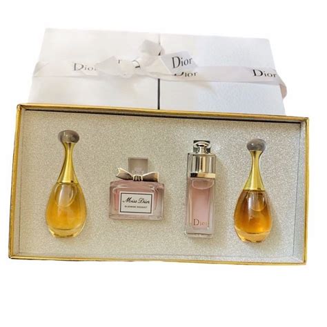 dior mini fragrance set|dior miniature perfume gift set.